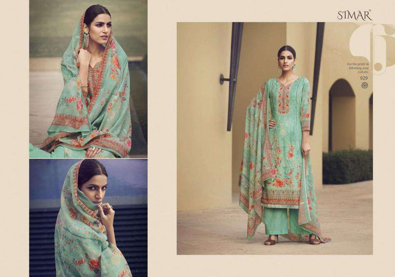 Glossy Nihar Cotton With Embroidery Digital Printing Stylish Designer Wear Salwar Suit