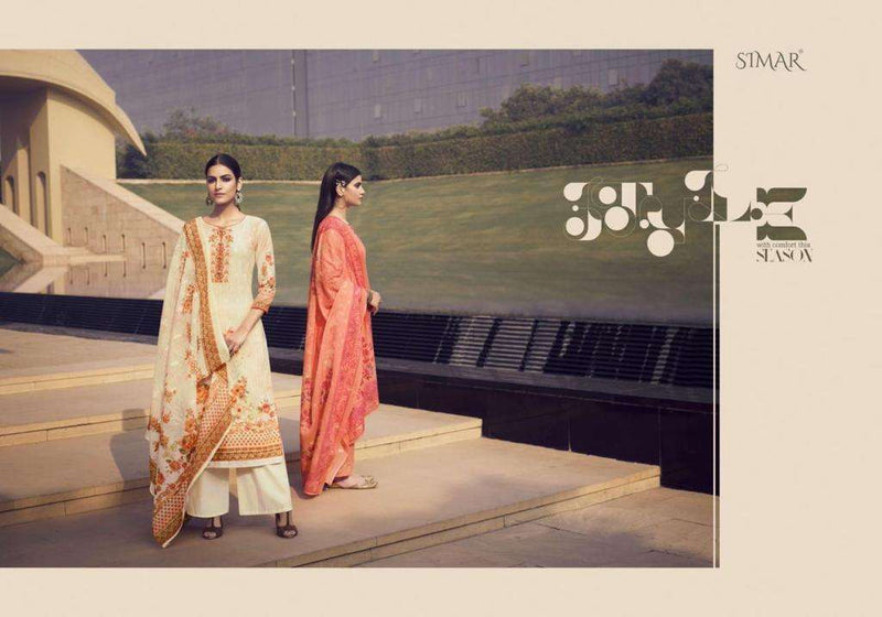 Glossy Nihar Cotton With Embroidery Digital Printing Stylish Designer Wear Salwar Suit