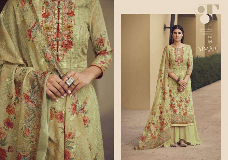 Glossy Nihar Cotton With Embroidery Digital Printing Stylish Designer Wear Salwar Suit