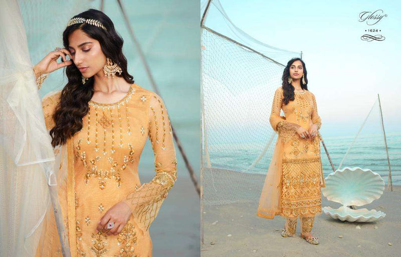 Glossy Qiana Dno 1620 To 1628 Pure Santoon Stylish Designer Pakistani Salwar Kameez