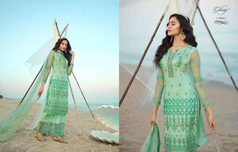 Glossy Qiana Dno 1620 To 1628 Pure Santoon Stylish Designer Pakistani Salwar Kameez