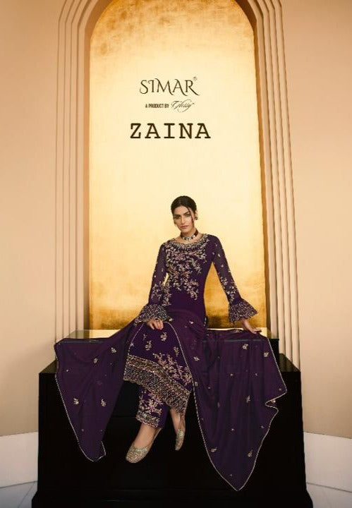 Glossy Zaina Georgette Stylish Designer Salwar Suit