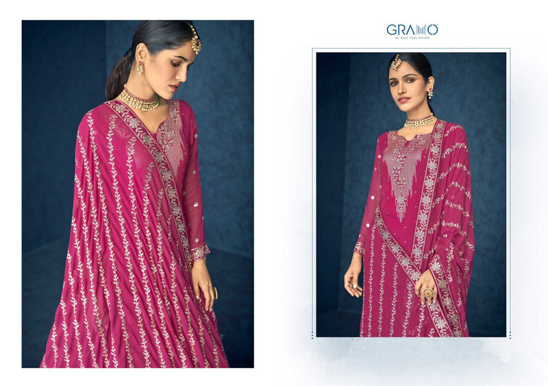 Gramo Kaseesh Vol 1 Georgette Stylish Designer Wear Kurti Collection