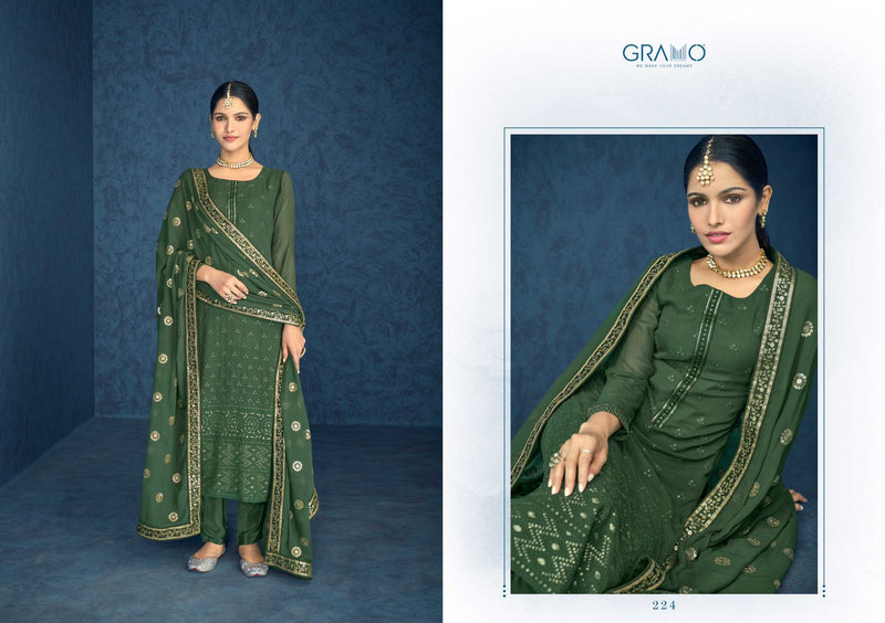 Gramo Kaseesh Vol 1 Georgette Stylish Designer Wear Kurti Collection