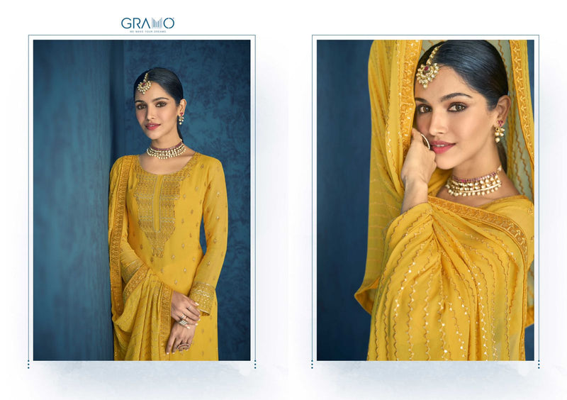 Gramo Kaseesh Vol 1 Georgette Stylish Designer Wear Kurti Collection