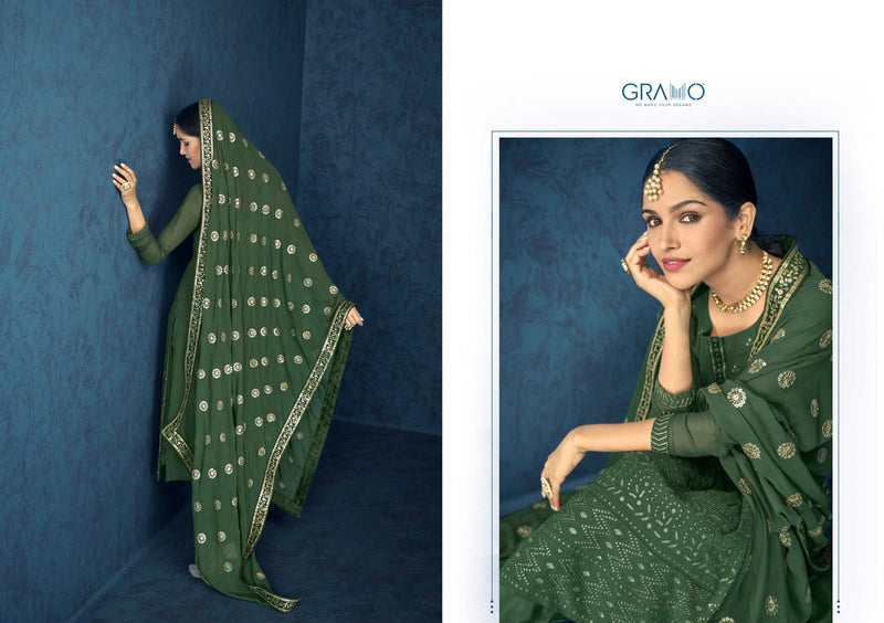 Gramo Kaseesh Vol 1 Georgette Stylish Designer Wear Kurti Collection