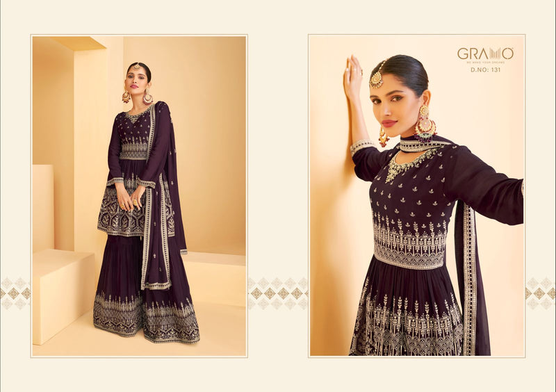 Gramo Navabi Vol 4 Georgette Stylish Designer Festival Wear Salwar Kameez