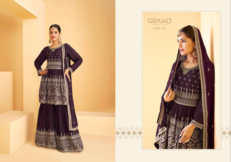 Gramo Navabi Vol 4 Georgette Stylish Designer Festival Wear Salwar Kameez