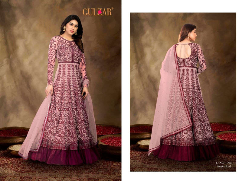 Gulzar 1001-1003 Net Stylish Designer Party Wear Salwar Kameez