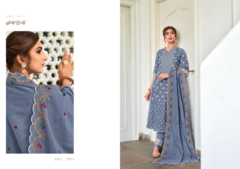 Jay Vijay Jashne E Gul Cotton With Printed Stylish Designer Wear Salwar Suit