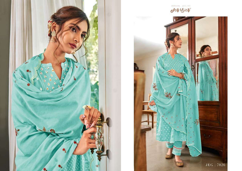 Jay Vijay Jashne E Gul Cotton With Printed Stylish Designer Wear Salwar Suit