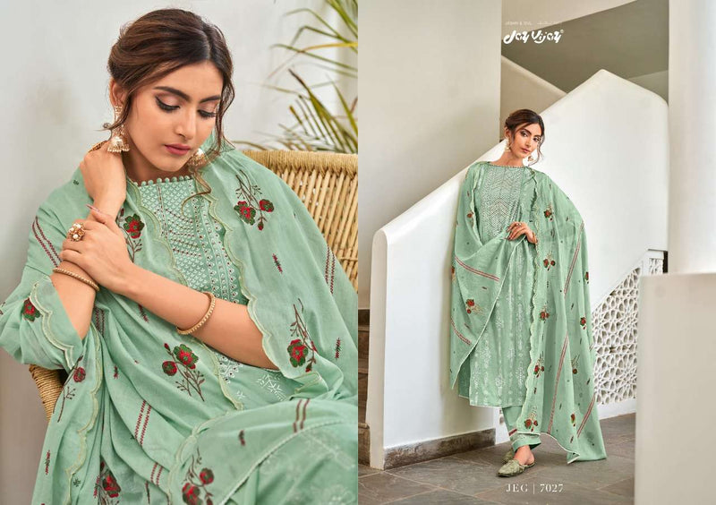 Jay Vijay Jashne E Gul Cotton With Printed Stylish Designer Wear Salwar Suit