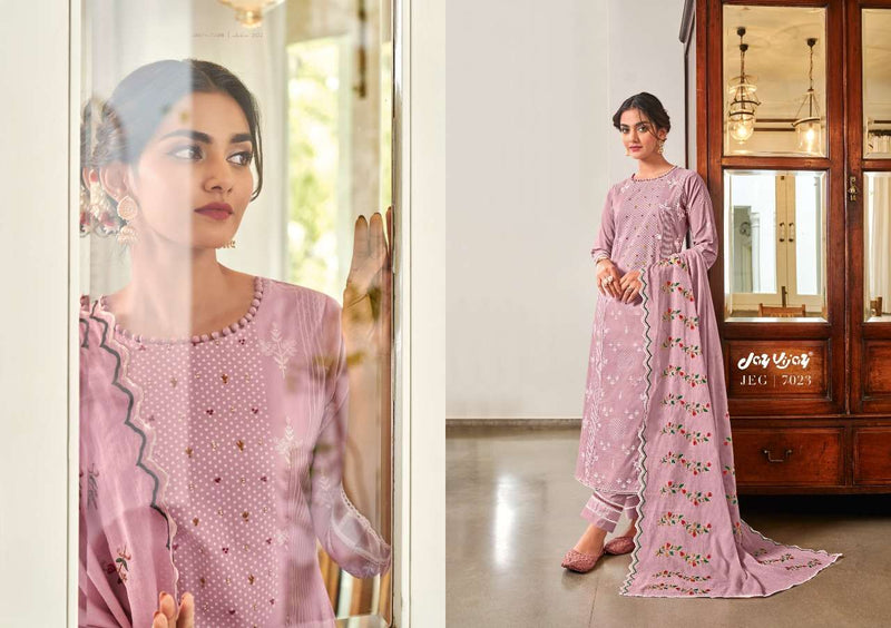 Jay Vijay Jashne E Gul Cotton With Printed Stylish Designer Wear Salwar Suit