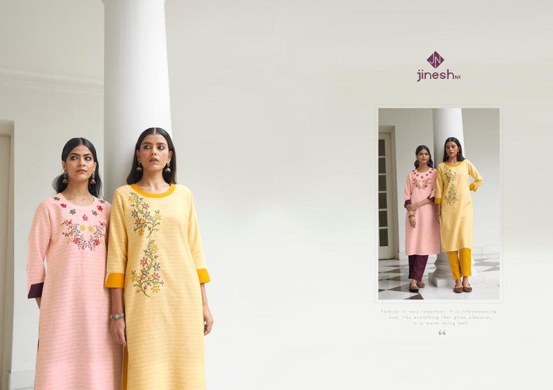 Jinesh Nx Wilson Cotton Stylish Designer Casual Wear Kurti
