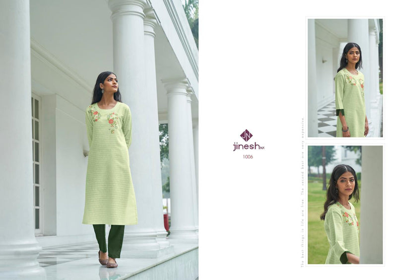 Jinesh Nx Wilson Cotton Stylish Designer Casual Wear Kurti