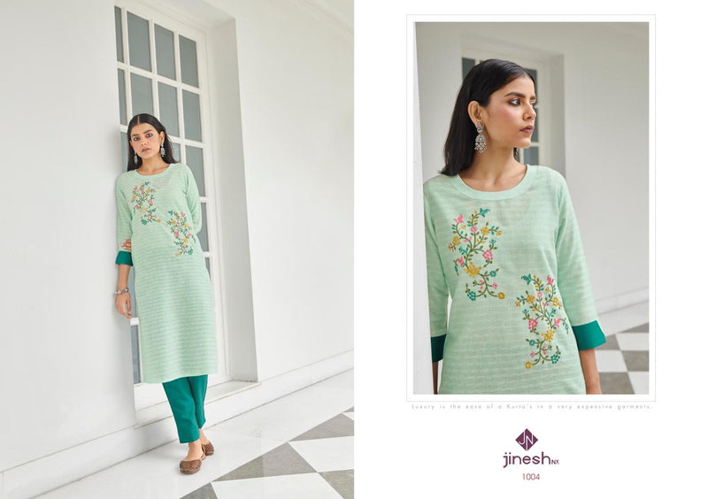 Jinesh Nx Wilson Cotton Stylish Designer Casual Wear Kurti