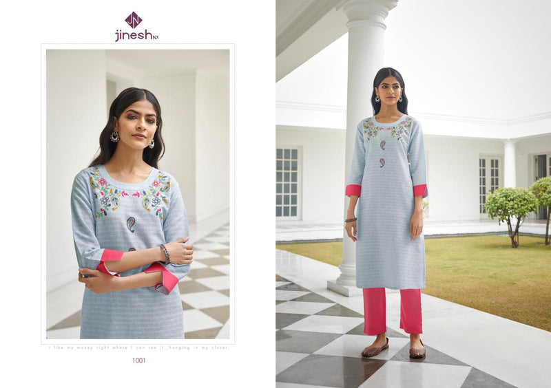 Jinesh Nx Wilson Cotton Stylish Designer Casual Wear Kurti