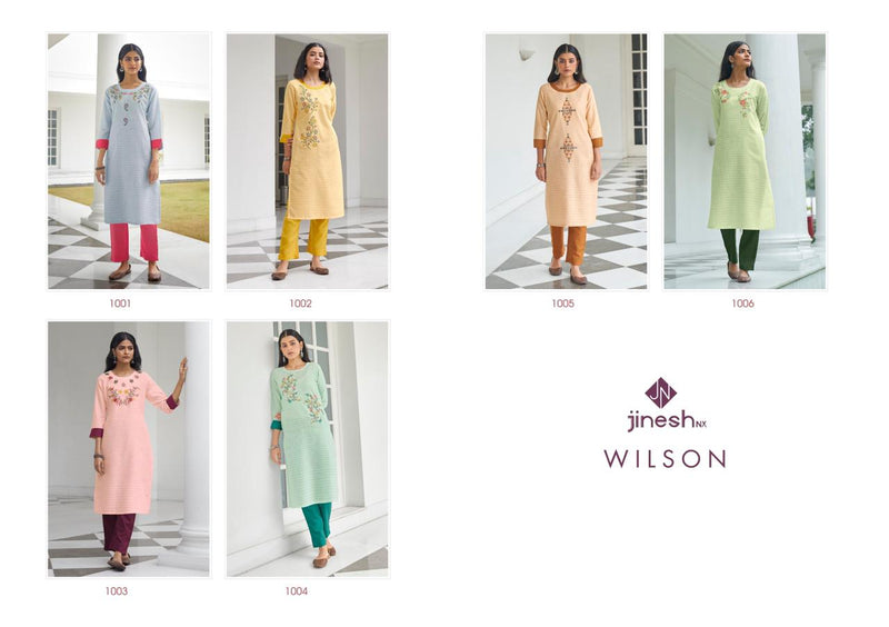 Jinesh Nx Wilson Cotton Stylish Designer Casual Wear Kurti