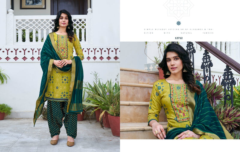 Kalaroop By Kajree Bandhej Chanderi Silk Stylish Designer Graceful Look Fancy Wear Kurti