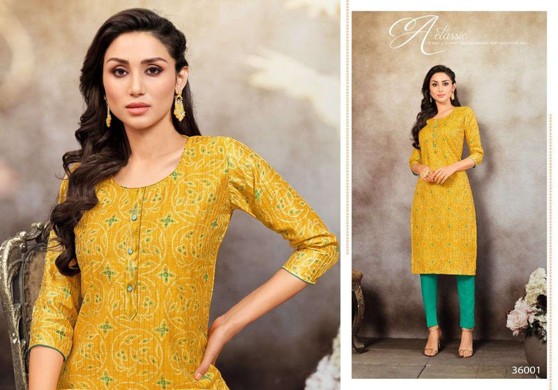 Kapil Trendz Pogo Silk Stylish Designer Casual Look Kurti