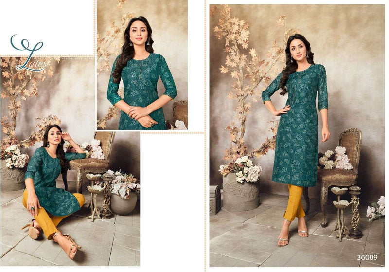 Kapil Trendz Pogo Silk Stylish Designer Casual Look Kurti