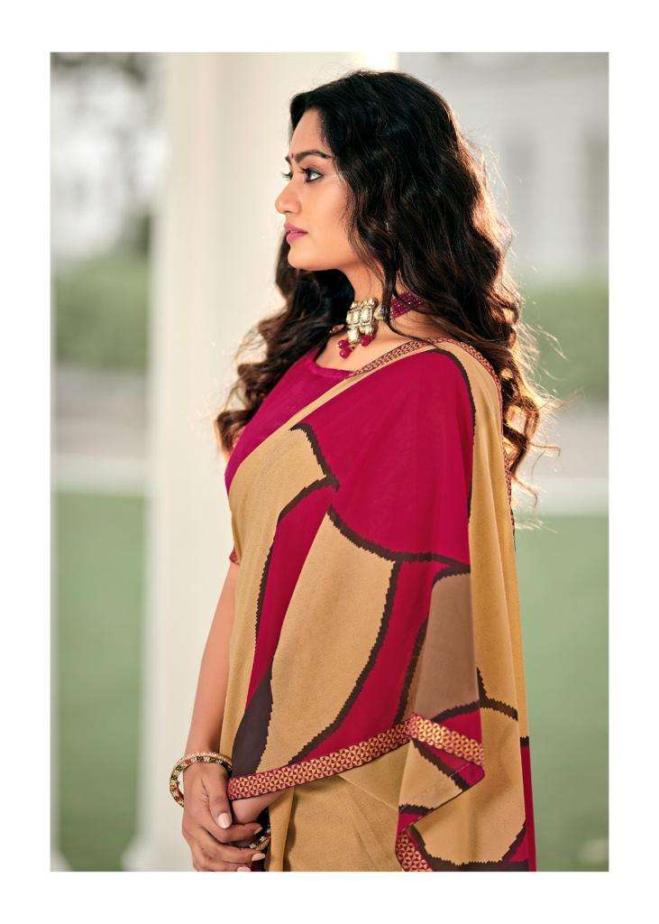 Kashvi Creation  Ansh Vol 3 Fancy Printed Party  Wear Sarees