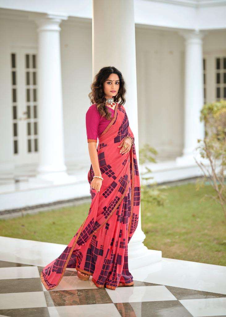 Kashvi Creation  Ansh Vol 3 Fancy Printed Party  Wear Sarees