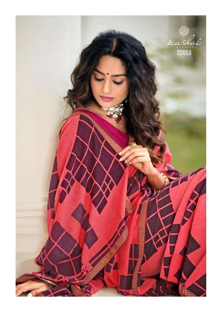 Kashvi Creation  Ansh Vol 3 Fancy Printed Party  Wear Sarees