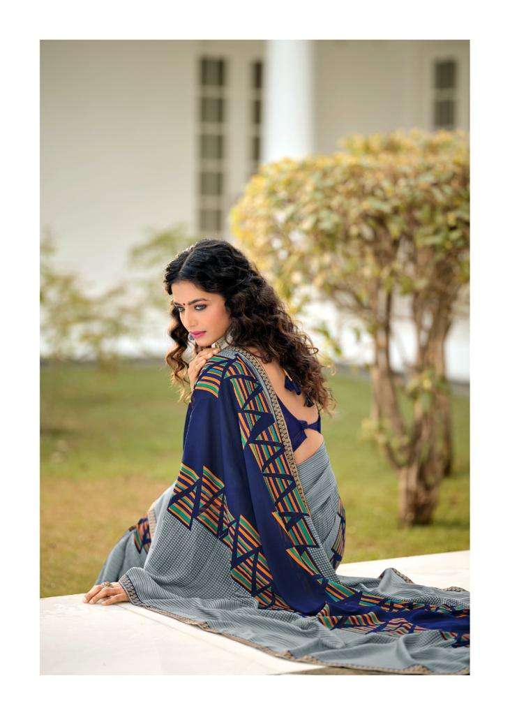 Kashvi Creation  Ansh Vol 3 Fancy Printed Party  Wear Sarees