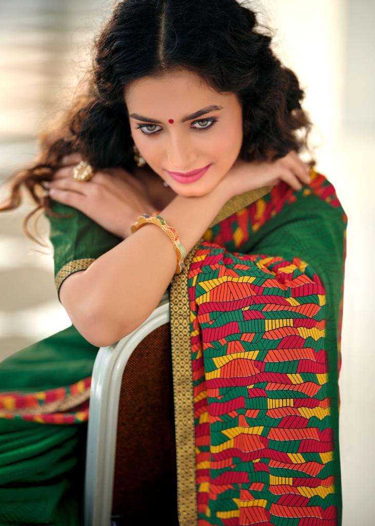 Kashvi Creation  Ansh Vol 3 Fancy Printed Party  Wear Sarees