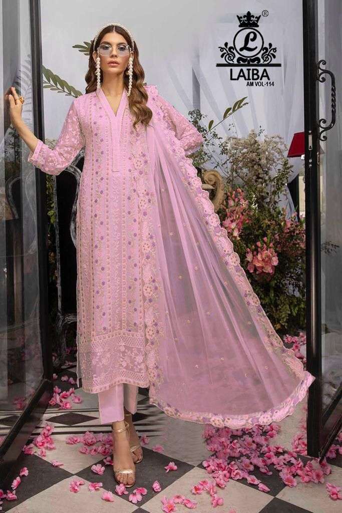 Laiba Am Vol 114 Georgette Stylish Designer Casual Look Pakistani Salwar Suit