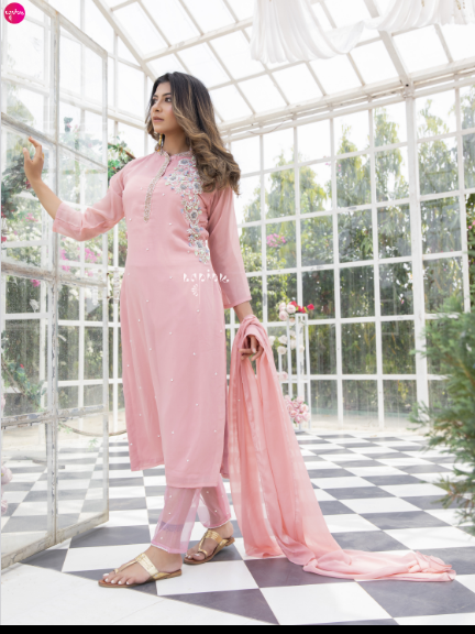 Lapink Aaina Vol 1 Chinon And Georgette Stylish Designer Party Ware Kurti