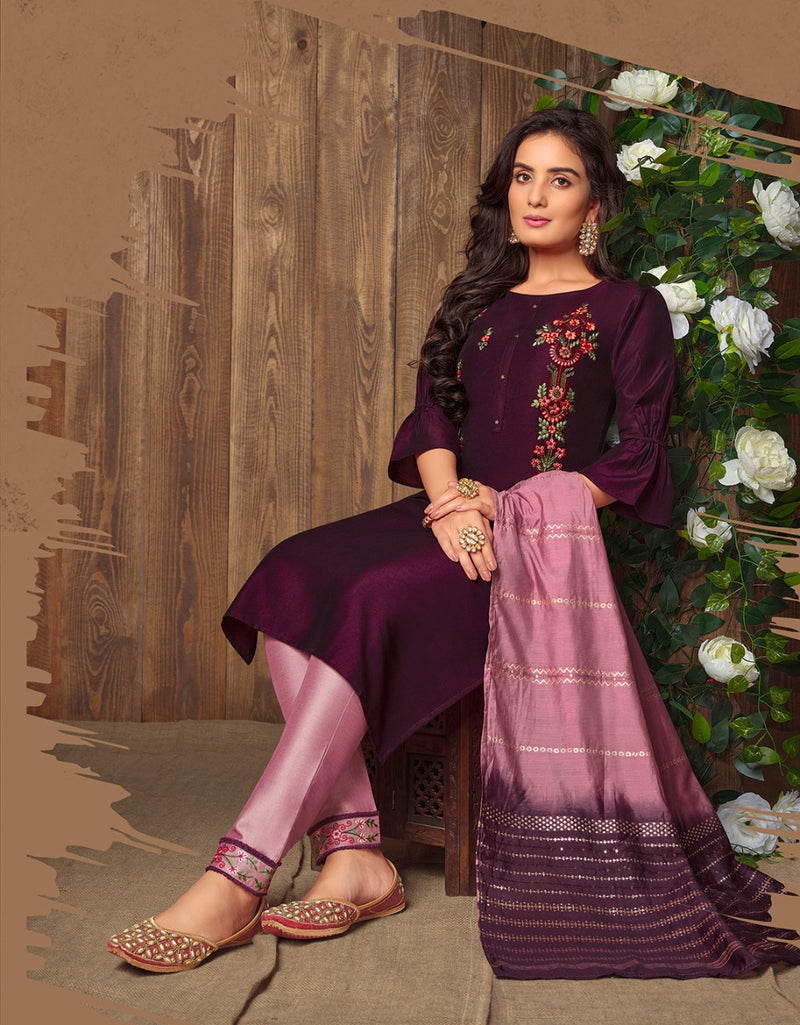 Lily & Lali Madhvi Top Pure Muslin With Heavy Hand work stylish Designer New Modern Style Casual Kurti