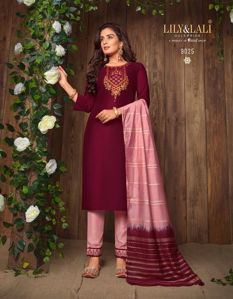 Lily & Lali Madhvi Top Pure Muslin With Heavy Hand work stylish Designer New Modern Style Casual Kurti