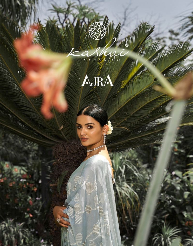 Lt Saree Ajra Silk Stylish Designer Printed Casual Wear Saree