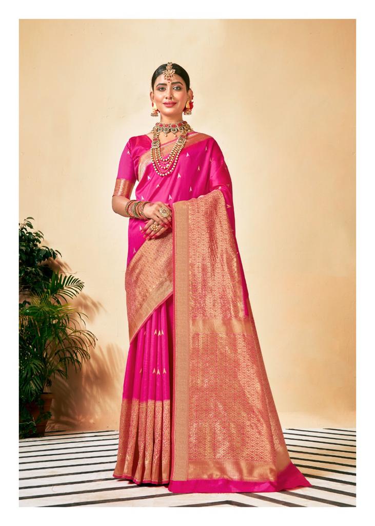 IT Revanta Creation Anamika Silk Stylish Designer Festival Wear Saree