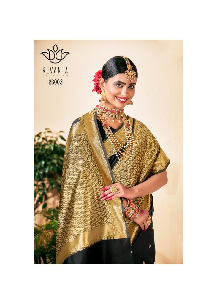 IT Revanta Creation Anamika Silk Stylish Designer Festival Wear Saree