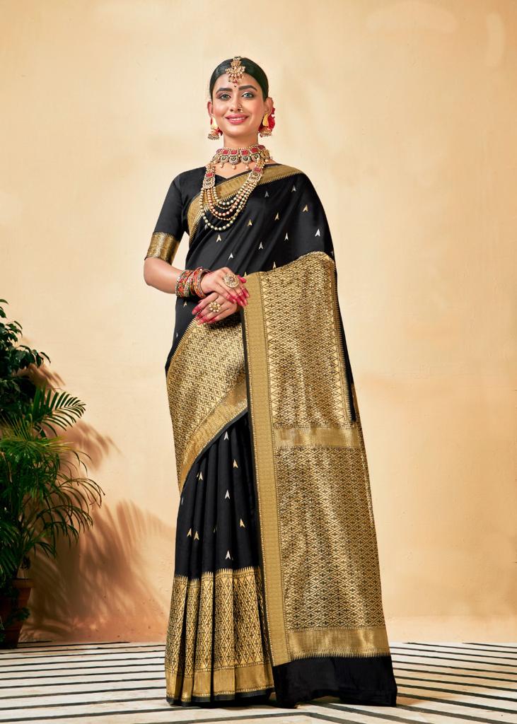 IT Revanta Creation Anamika Silk Stylish Designer Festival Wear Saree