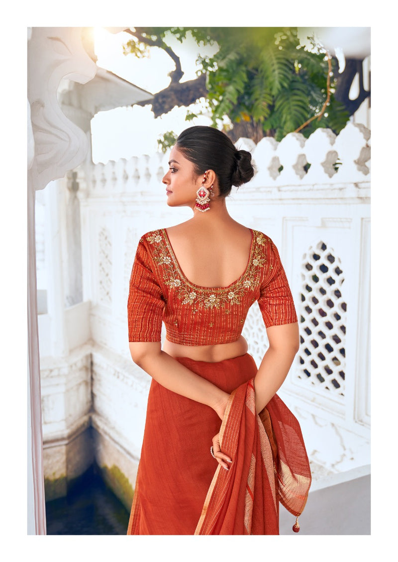 Lt Revanta Creation Vaibhisha Resham Silk Stylish Designer Handwork Sarees