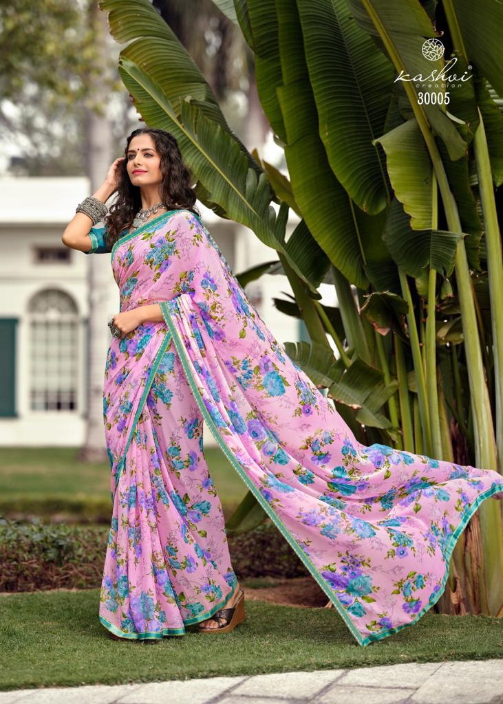 LT Saree Radhika Vol 2 Chiffon Flower Printed Stylish Designer Casual Wear Sarees