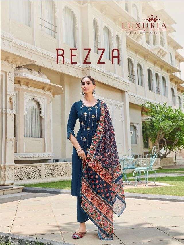 Luxuria Present Rezza  Viscose With Fancy Designer Style Work Kurti