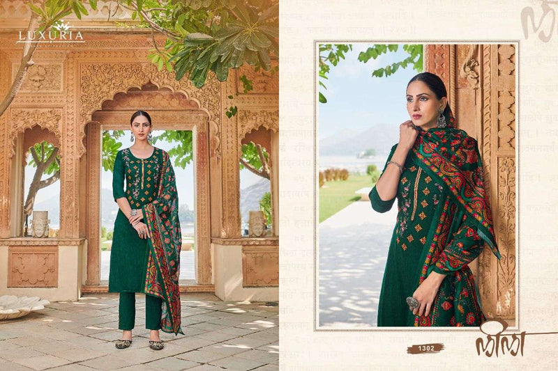 Luxuria Present Rezza  Viscose With Fancy Designer Style Work Kurti