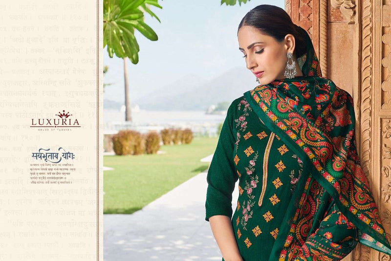 Luxuria Present Rezza  Viscose With Fancy Designer Style Work Kurti