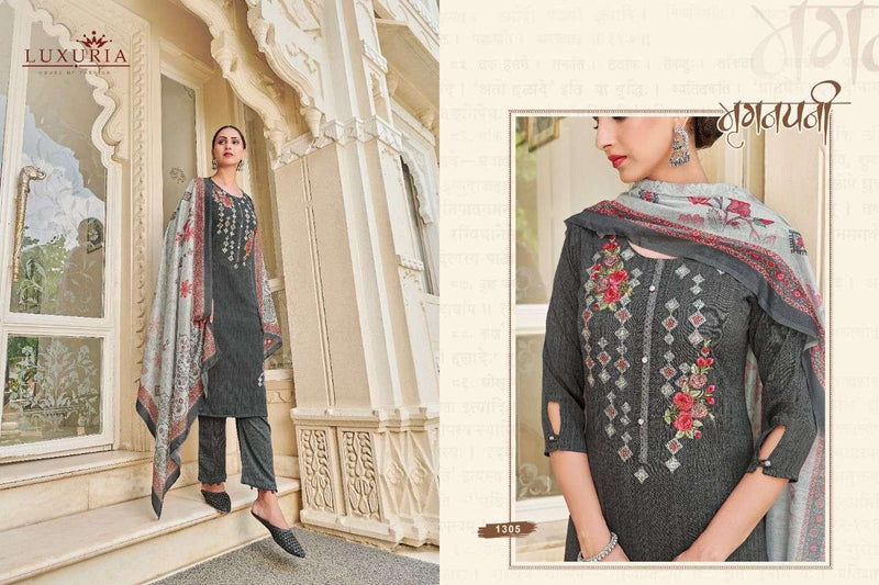Luxuria Present Rezza  Viscose With Fancy Designer Style Work Kurti