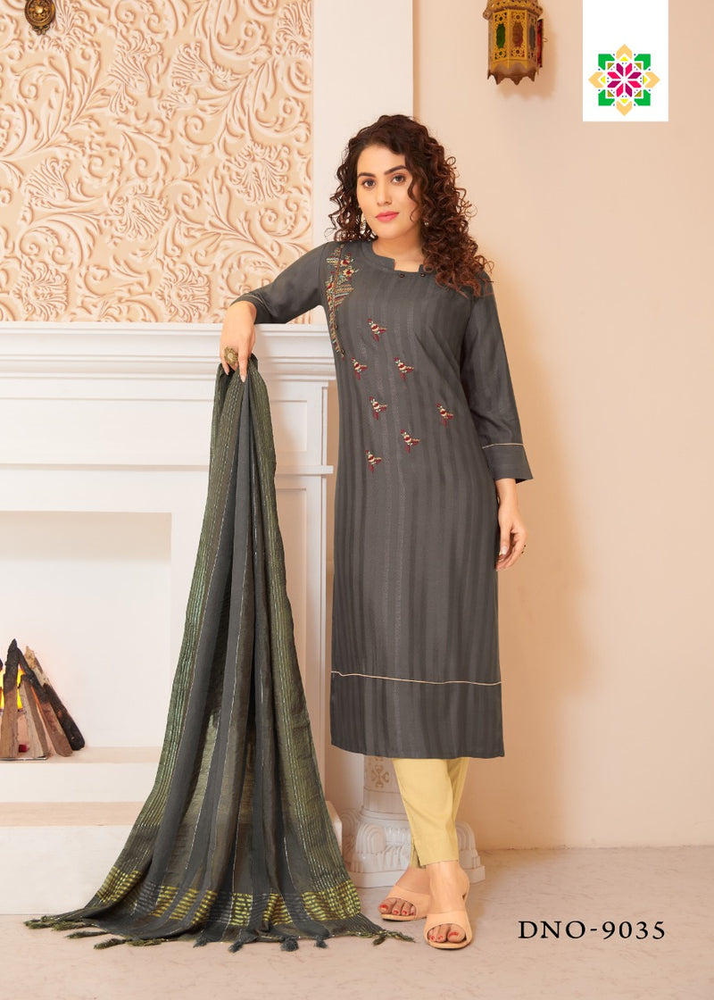 Mi Textile Anaya Dno 9035 Cotton Stylish Designer Casual Wear Kurti