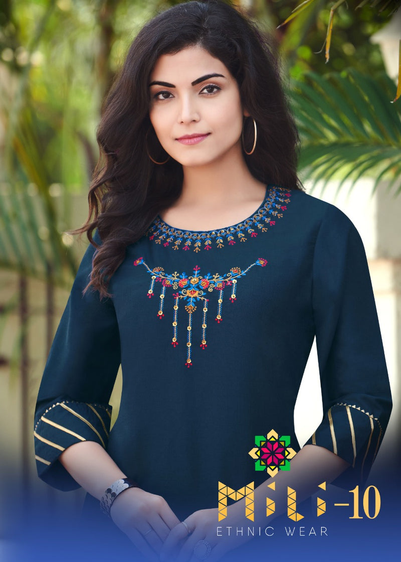 Mi Textile Mili 10 Stylish Casual Wear Kurti