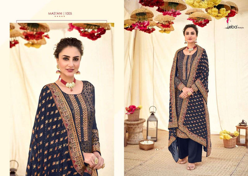 Eba Lifestyle Mastani Dno 1005 Georgette Stylish Designer Wear Salwar kameez