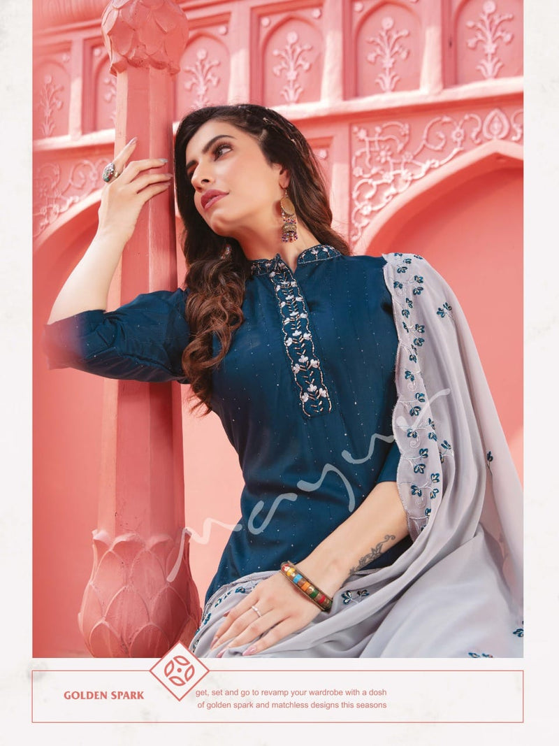 Mayur Shrangar Georgette Stylish Designer Festival Look Kurti