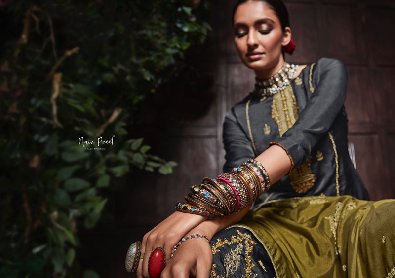 Mumtaz Nainpreet Kashish Soft Silk With Heavy Embroidery Work Stylish Designer Festive Wear Salwar Kameez