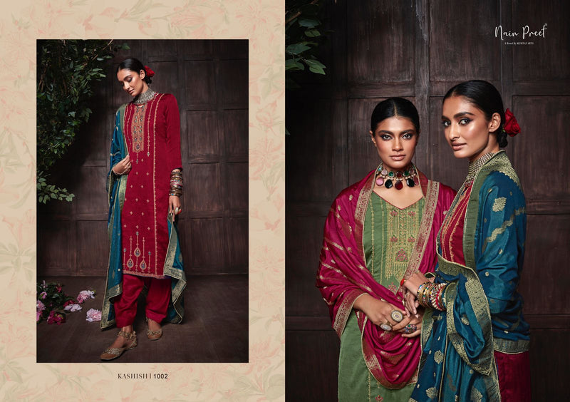 Mumtaz  Art Nainpreet Silk New Style Salwar suits